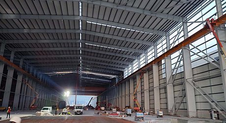Plataformas elevadoras Gorarte colaboramos en la ampliación de las instalaciones de Haizea Wind Group en el puerto de Bilbao